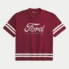 Tricou larg cu imprimeu Ford Mustang Tricou larg cu imprimeu Ford Mustang