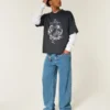 Tricou larg cu imprimeu Undertaker Tricou larg cu imprimeu Undertaker