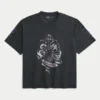 Tricou larg cu imprimeu Undertaker Tricou larg cu imprimeu Undertaker