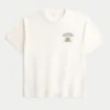 Tricou larg din bumbac cu imprimeu Hollywood Haunts Tricou larg din bumbac cu imprimeu Hollywood Haunts