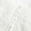 Tricou lung cu detalii din dantelă Tricou lung cu detalii din dantelă