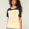 Tricou oversized cu imprimeu Brazil