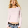 Tricou pentru bebeluși cu mâneci lungi, fără cusături Tricou pentru bebeluși cu mâneci lungi, fără cusături