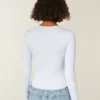 Tricou pentru bebeluși cu mâneci lungi, fără cusături Tricou pentru bebeluși cu mâneci lungi, fără cusături