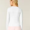 Tricou pentru bebeluși cu mâneci lungi, fără cusături Tricou pentru bebeluși cu mâneci lungi, fără cusături