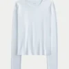 Tricou pentru bebeluși cu mâneci lungi, fără cusături Tricou pentru bebeluși cu mâneci lungi, fără cusături