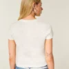 Tricou pentru bebeluși cu mâneci scurte și imprimeu cu căprioare