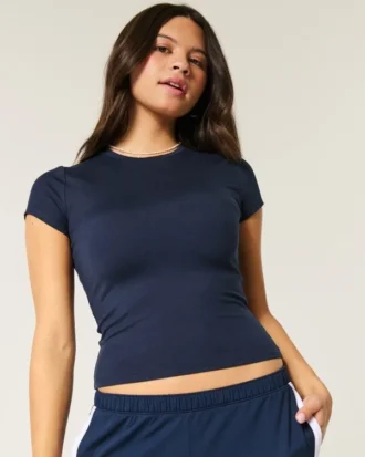 Tricou pentru bebeluși din țesătură moale, elastică, fără cusături