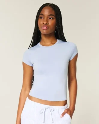 Tricou pentru bebeluși din țesătură moale, elastică, fără cusături