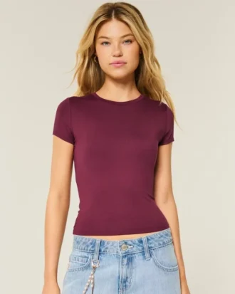 Tricou pentru bebeluși din țesătură moale, elastică, fără cusături