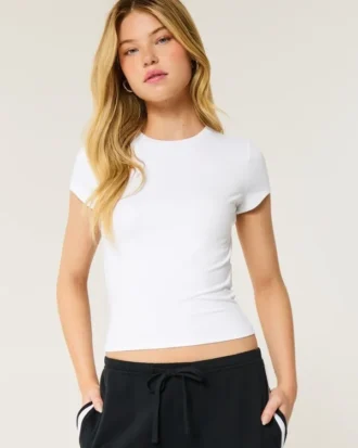 Tricou pentru bebeluși din țesătură moale, elastică, fără cusături