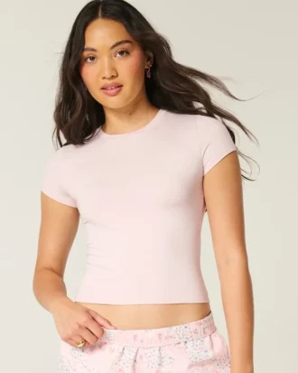Tricou pentru bebeluși din țesătură moale, elastică, fără cusături