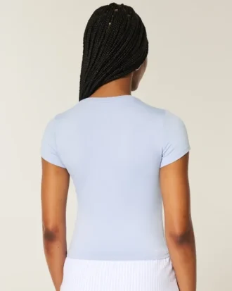 Tricou pentru bebeluși din țesătură moale, elastică, fără cusături