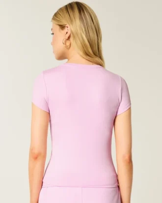 Tricou pentru bebeluși din țesătură moale, elastică, fără cusături