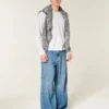 Tricou relaxat din bumbac cu mâneci lungi