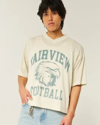 Tricou scurt cu imprimeu Fairview Football