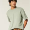 Tricou scurt, gros, cu croi drept Tricou scurt, gros, cu croi drept