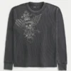 Tricou termic cu imprimeu craniu Tricou termic cu imprimeu craniu