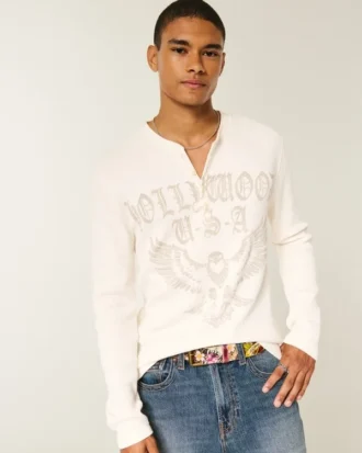 Tricou termic cu imprimeu Hollywood Tricou termic cu imprimeu Hollywood