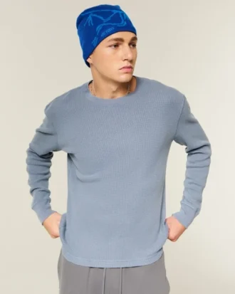 Tricou termic cu mâneci lungi și croi lejer
