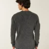 Tricou termic cu mâneci lungi și croi lejer Tricou termic cu mâneci lungi și croi lejer