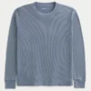 Tricou termic cu mâneci lungi și croi lejer Tricou termic cu mâneci lungi și croi lejer