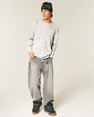 Tricou termic cu mâneci lungi și guler rotund, în stil camuflaj